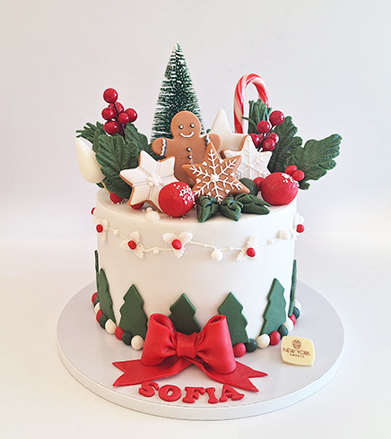 Christmas Design Cake 17