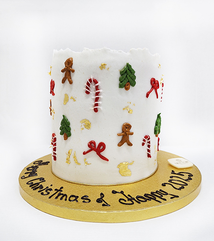 Christmas Design Cake 18