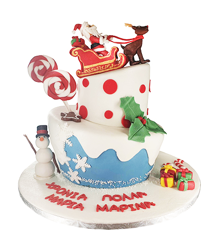 Christmas Design Cake 01