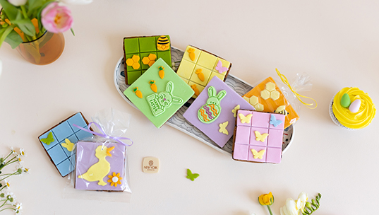 Easter Cookie Square