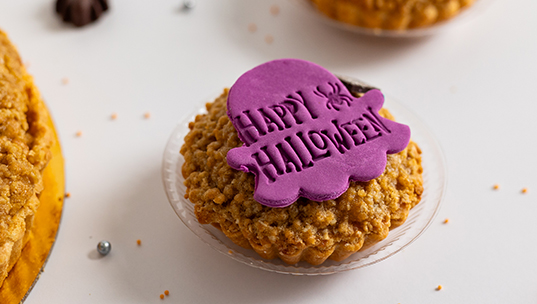 Halloween Apple Crumble Tart Small