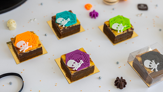 Halloween Marble Brownie